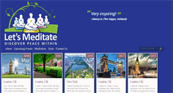 Desktop Screenshot of letsmeditate.org
